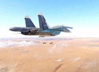 Охота российской авиации на банды ИГИЛ попала на видео