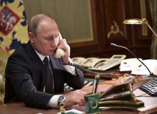 Путин обсудил вопросы сотрудничества с главой Евросовета