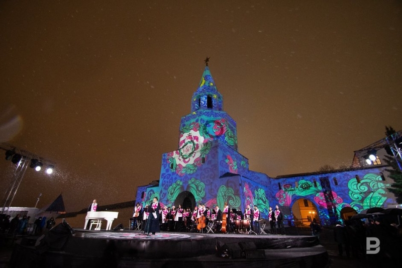 К Специальной Олимпиаде &mdash; 2022 в Казани: мокрый снег, светомузыкальный Зилант и Крутой за белым роялем