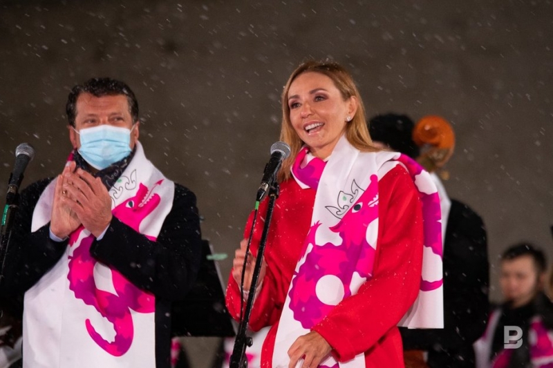 К Специальной Олимпиаде &mdash; 2022 в Казани: мокрый снег, светомузыкальный Зилант и Крутой за белым роялем