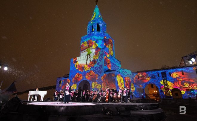 К Специальной Олимпиаде &mdash; 2022 в Казани: мокрый снег, светомузыкальный Зилант и Крутой за белым роялем