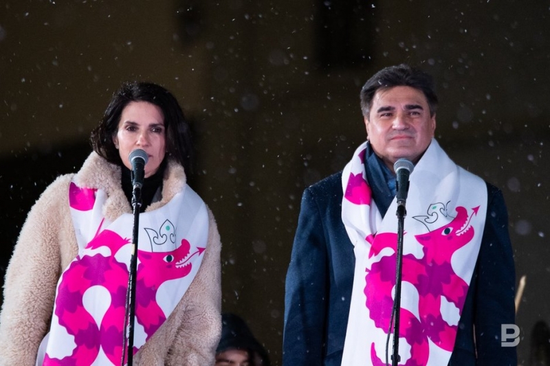 К Специальной Олимпиаде &mdash; 2022 в Казани: мокрый снег, светомузыкальный Зилант и Крутой за белым роялем