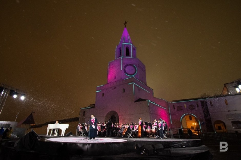 К Специальной Олимпиаде &mdash; 2022 в Казани: мокрый снег, светомузыкальный Зилант и Крутой за белым роялем