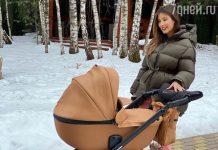 Кети Топурия впервые вышла на прогулку с сыном