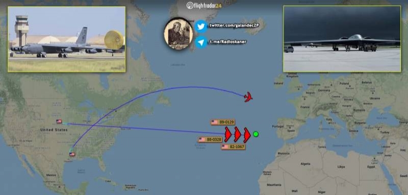 Тревожная активность &laquo;стратегов&raquo; США: В-1 встретились с &laquo;невидимками&raquo; В-2 в Арктике
