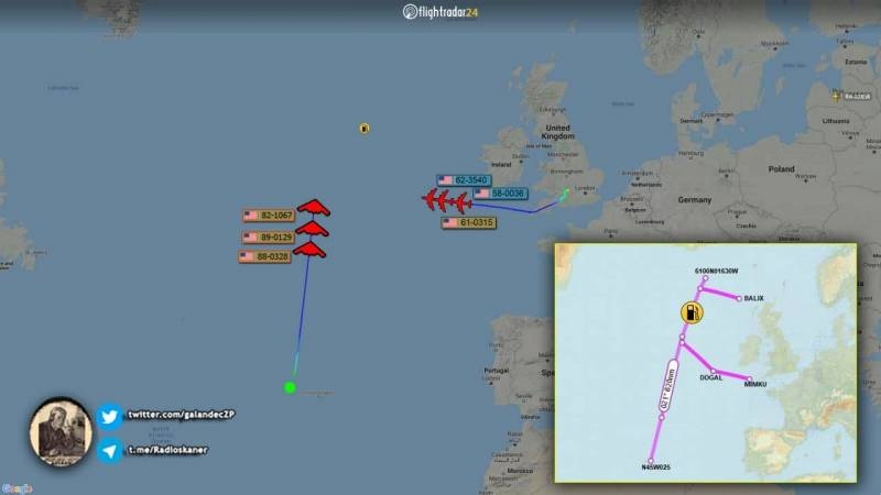 Тревожная активность &laquo;стратегов&raquo; США: В-1 встретились с &laquo;невидимками&raquo; В-2 в Арктике