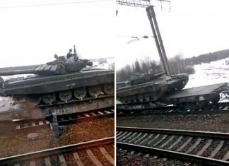 Танки из Сибири идут к украинской границе