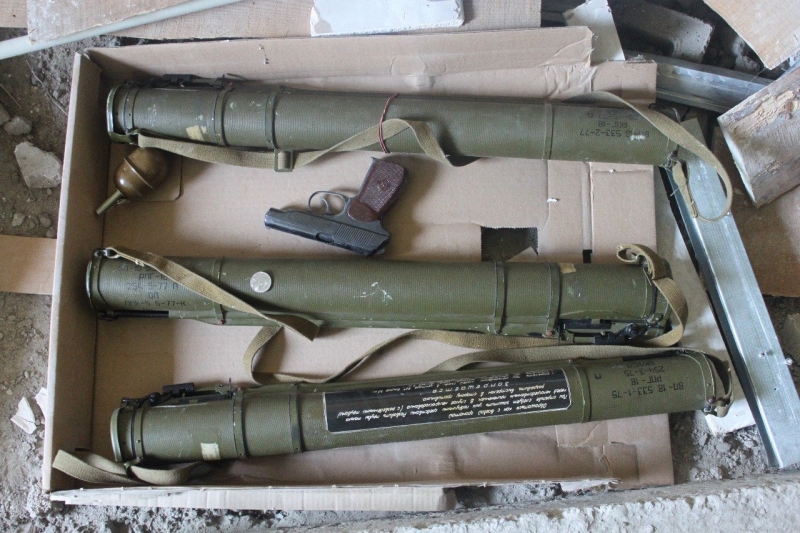 В Мариуполе обнаружили очередной схрон боеприпасов