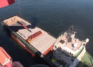 Российская баржа взялась за строительство «Северного потока-2» в немецких водах