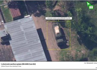 На Донбассе замечен редкий российский комплекс радиотехнической разведки РБ-636 «Свет-КУ»