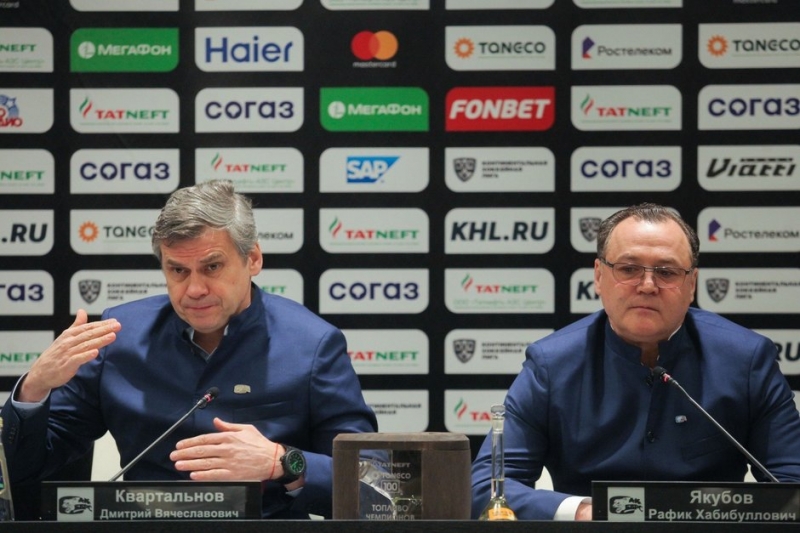 «Все команды идеальные, а мы самые неидеальные»: Якубов и Квартальнов подводят итоги сезона «Ак Барса»