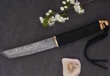 Охотничьи ножи из дамасской стали