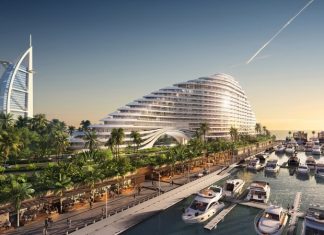 В Дубае появится новый курорт в форме футуристической суперъяхты